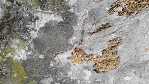 Old plaster. Texture of old plaster wall. Vintage background Stock Photos