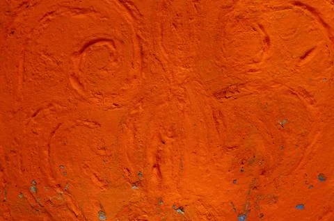 Old plaster wall texture background in Marrakech, Morocco Stock Photos