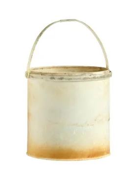 Old plastic bucket Stock Photos