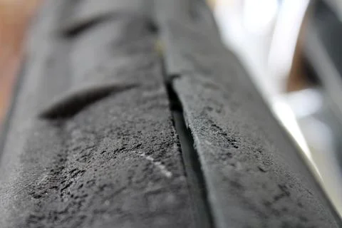 Old plastic crack Stock Photos