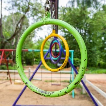 Old playground Stock Photos