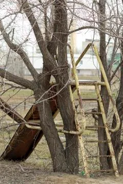 Old playground Stock Photos
