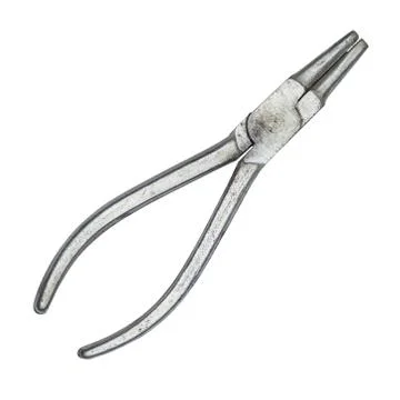 Old pliers isolated Stock Photos