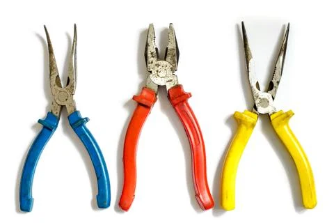 Old pliers Foto stock