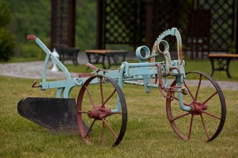 Old plough Foto stock