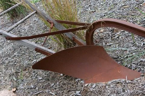 Old plough Stock Photos