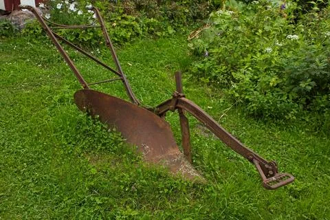 Old plough. Stock-Fotos