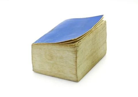 An old pocket dictionary isolated on white Stock Photos
