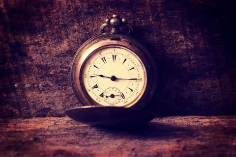 Old pocket watch Foto stock