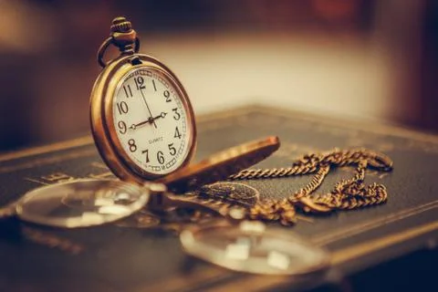 Old pocket watch Stock Photos