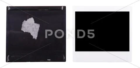 Old polaroid Stock Photos