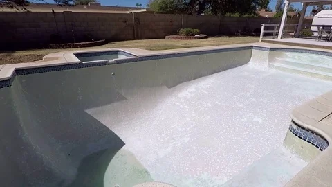Old Pool Drained Stock Footage 82951323