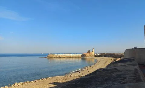 Old port of Algiers Stock Photos