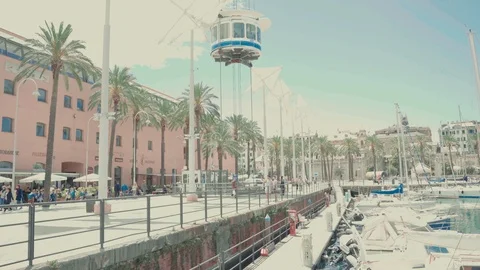 Old port of Genova Stock Footage 109459559