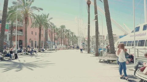 Old port of Genova Stock Footage 109461103