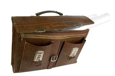 Old portfolio Stock Photos