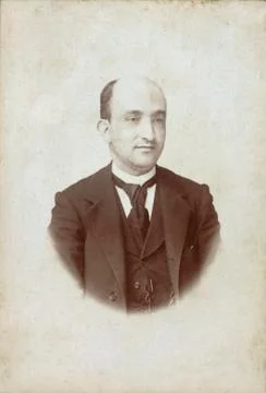 Old portrait of a man. Stock-Fotos