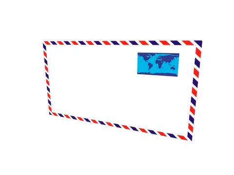 Old post envelope, background Stock Photos