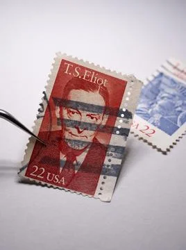 Old Postal Stamps Collection 库存照片