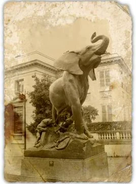 Old postcard Stock Photos