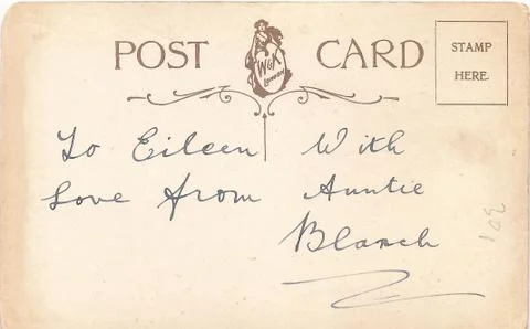 Old postcard Stock Photos