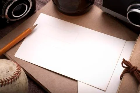 Old postcard Stock Photos