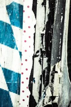 Old posters grunge textures Stock-Fotos
