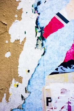 Old posters grunge textures Stock Photos