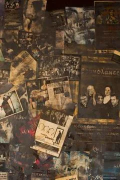 Old posters Stock Photos