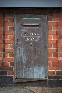 Old posting box Stock Photos