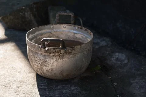 The old pot Foto stock