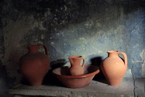 Old Pottery Stock Photos