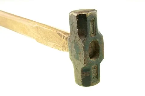 Old pound hammer rust isolated Stock Photos