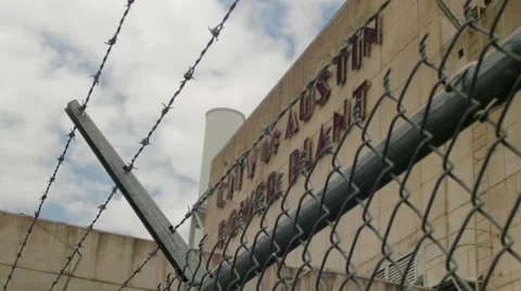 Old Power Plant Stock Footage 53171423