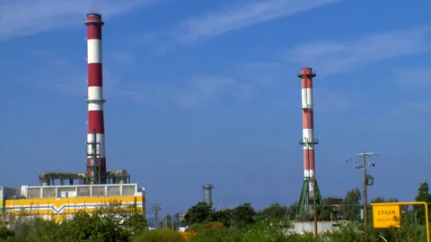 Old power station Stock Footage 150537471