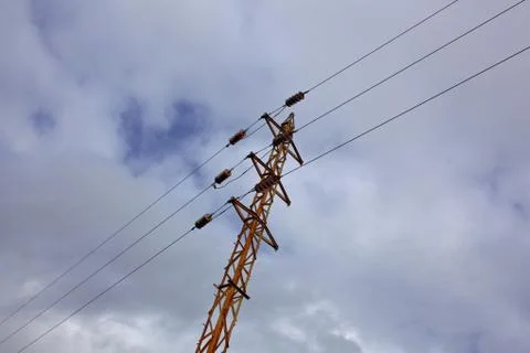 Old power tower Stock Photos