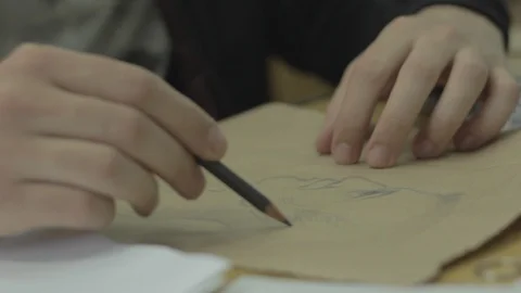 Old press technique. Traditional printing Stock Footage 106741585