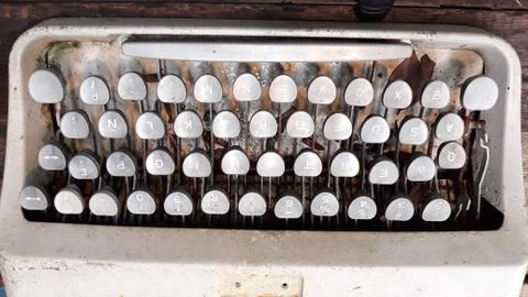 Old printer Technological is obsolete, Foto stock