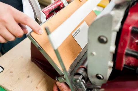 Old printing press Stock Photos