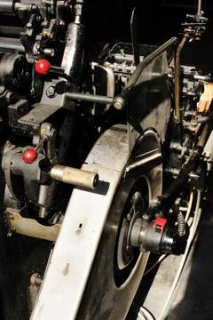 Old printing press Foto stock