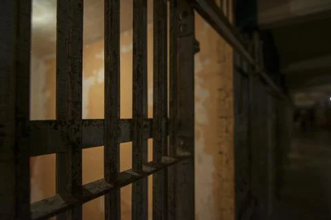 Old Prison Cell Foto stock