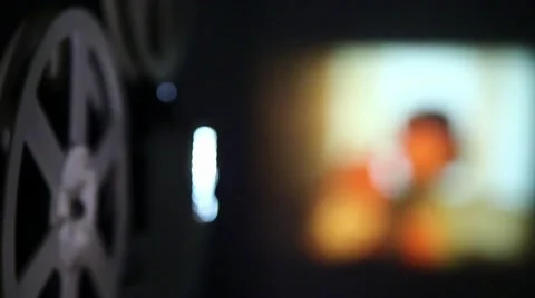 Old projector Stock Footage 10589019