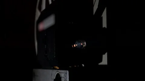 Old projector for Super8 and 8mm films. Close up. Stock Footage 237152223