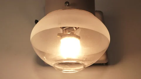 Old Propane Light  Gets Lit Series Stock-Footage 149523330