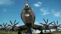 Old propeller-driven aircraft in aviation museum in Kiev, Ukraine HD Footage
