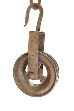 Old Pulley Stock Photos