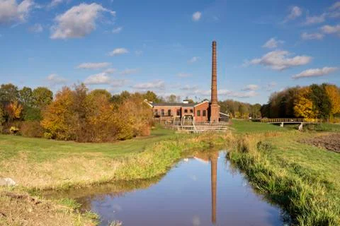 Old pumping station Stock Photos