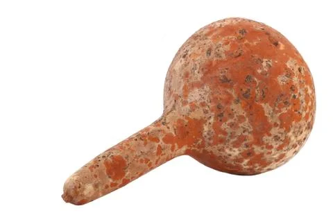 Old Pumpkin on white background Stock Photos