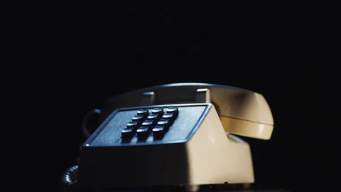 Old Push Button Telephone. Stockbeeldmateriaal 251278675