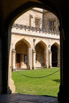 Old Quadrangle - Melbourne Stock Photos